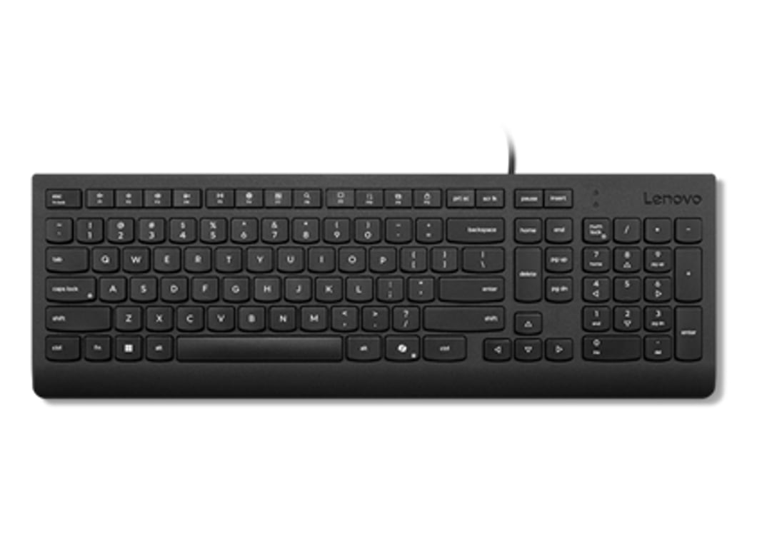 Lenovo 4Y41R64642 klawiatura Dom/Biuro USB Duński Czarny