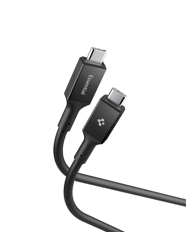 Spigen ACA09461 kabel USB USB4 Gen 3x2 1,2 m USB C Czarny