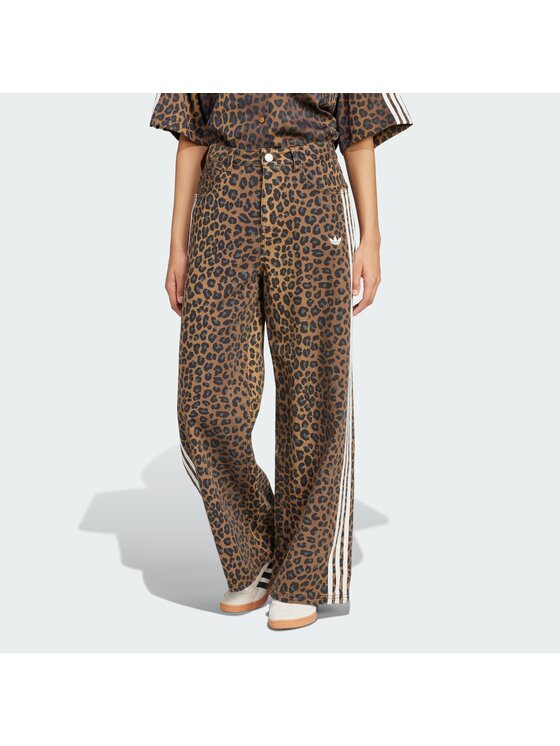 adidas Jeansy KA2680 Brązowy Loose Fit