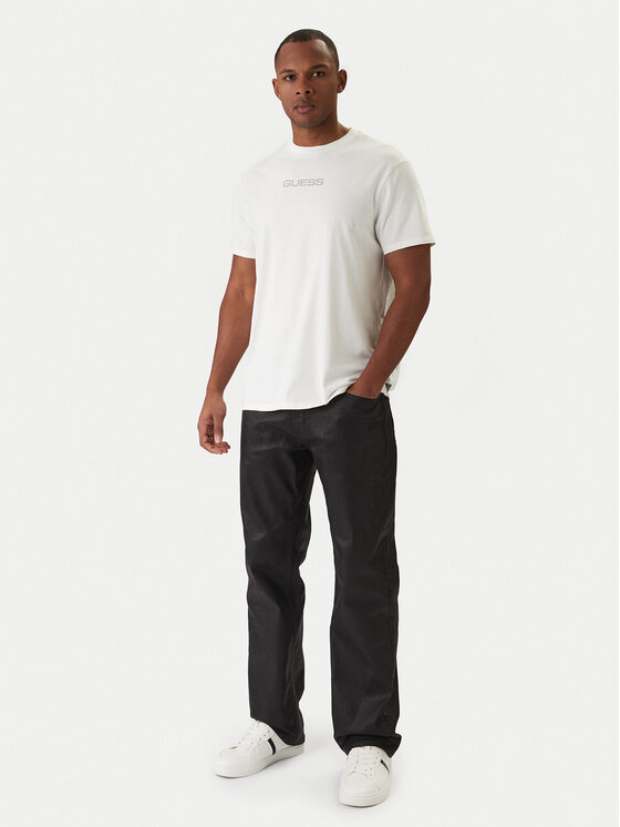 Guess T-Shirt M6RI02 KBZV1 Biały Regular Fit