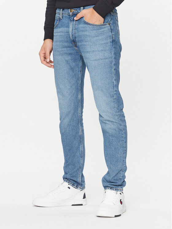 Lee Jeansy 112342298 Niebieski Slim Fit