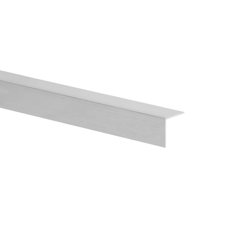Kątownik aluminiowy gładki 2600 x 20 x 20 x 1 mm naturalny