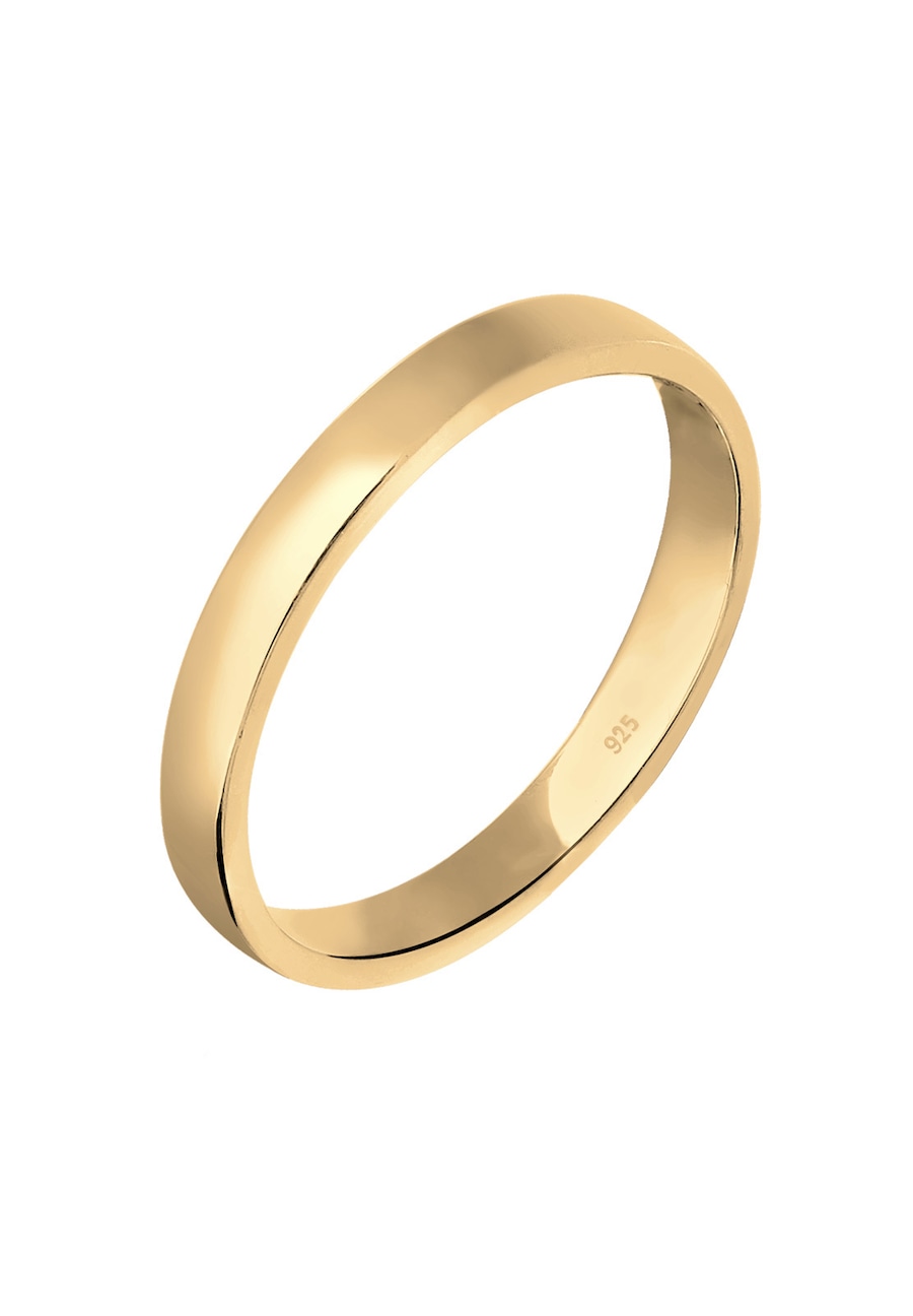 Elli Damski zaręczynowy prosty elegancki w srebrze 925 Sterling Silver Pierścionki 1 ct