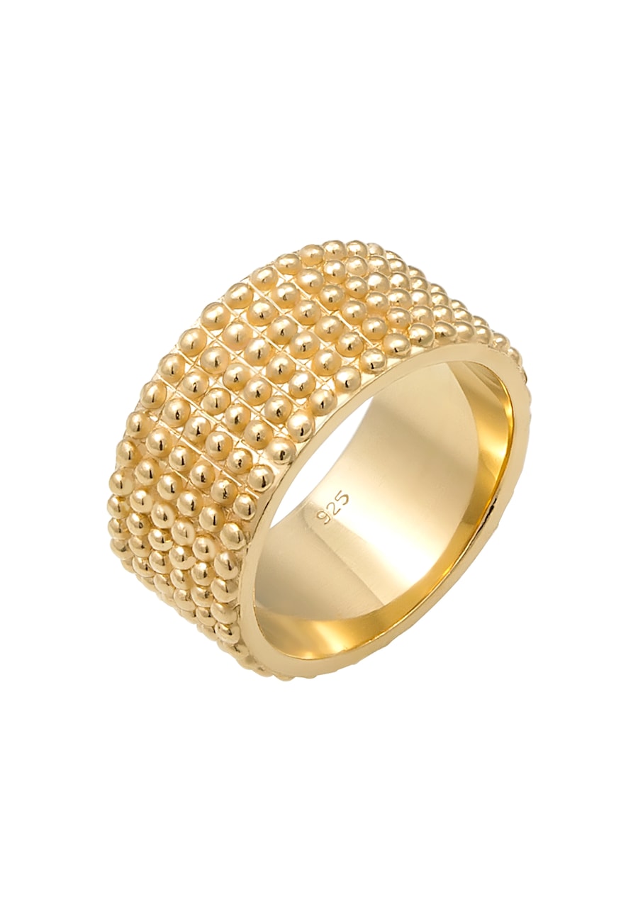 Elli Damska obrączka Dots Basic Trend Blogger srebro 925 Sterling Silver Pierścionki 1 ct Damski