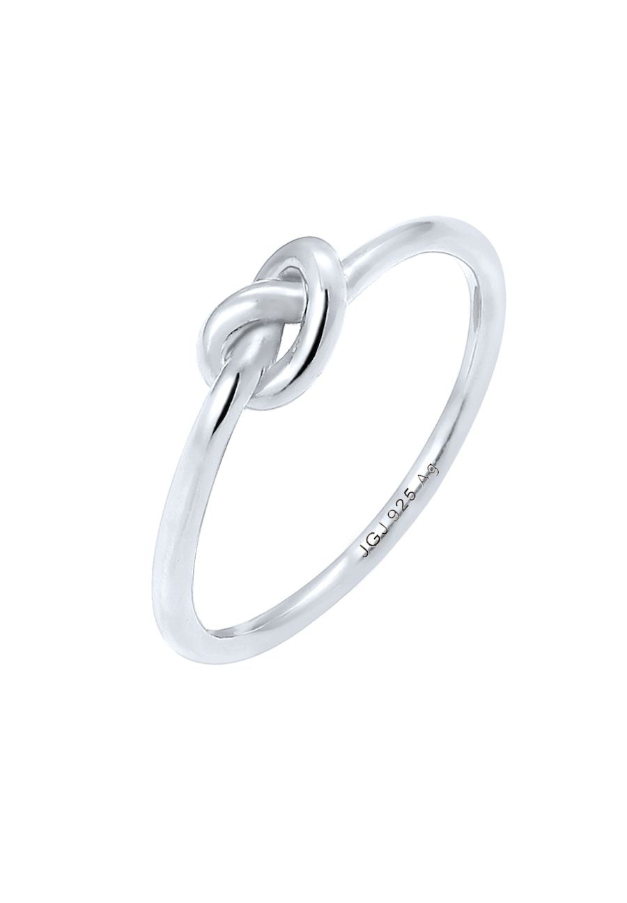 Elli Damski węzeł delikatny filigranowy w srebrze 925 Sterling Silver Pierścionki 1 ct