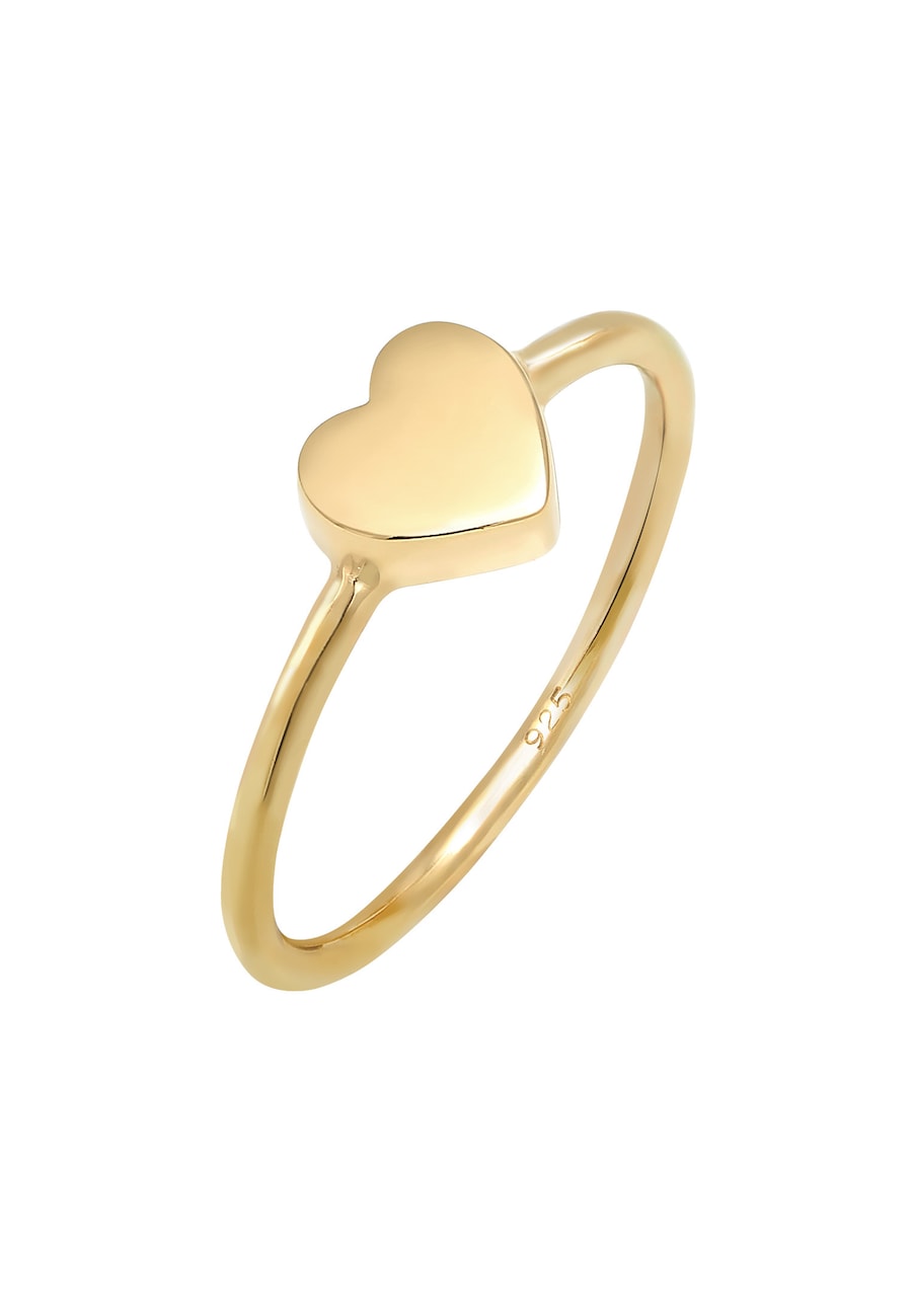 Elli Damski serce miłość filigranowy w srebrze próby 925 Sterling Silver Pierścionki 1 ct