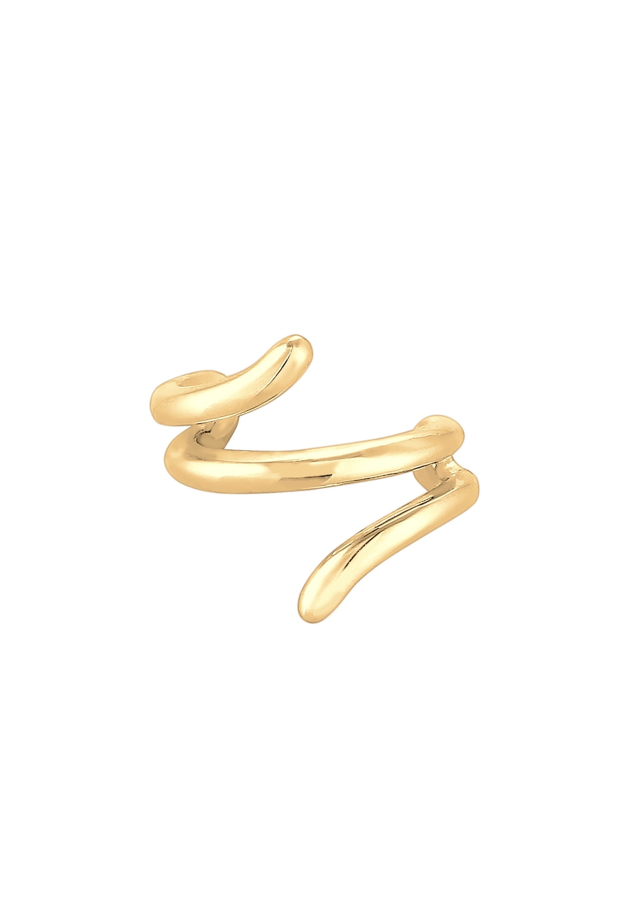 Elli Damska nausznica minimalistyczny wzór Geo, wykonane ze srebra próby 925 Sterling Silver Nausznice 1 ct Damski