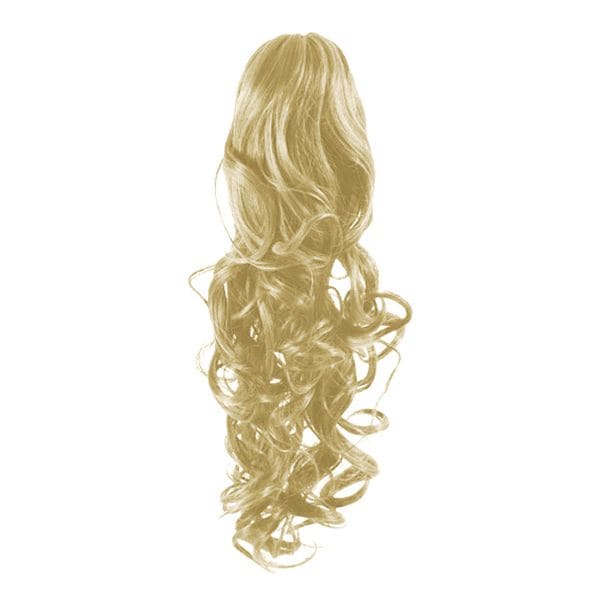 Fashiongirl Przedłużenie włosów Clip In kucyk #613 Blond - Kręcone Klamry i spinki do włosów 1 ct