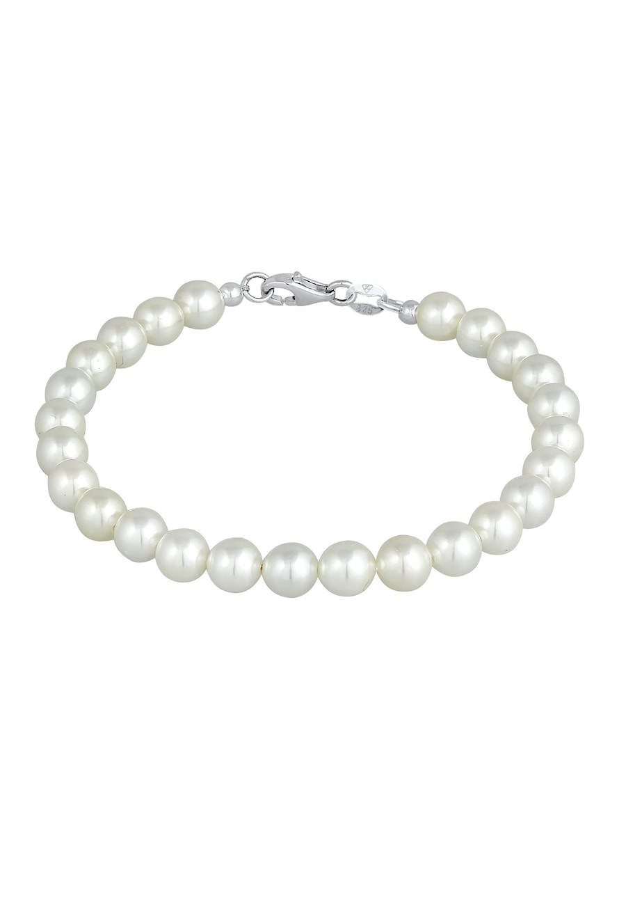 Elli Damski Classic z perłami w srebrze próby 925 Sterling Silver Bransoletki 1 ct