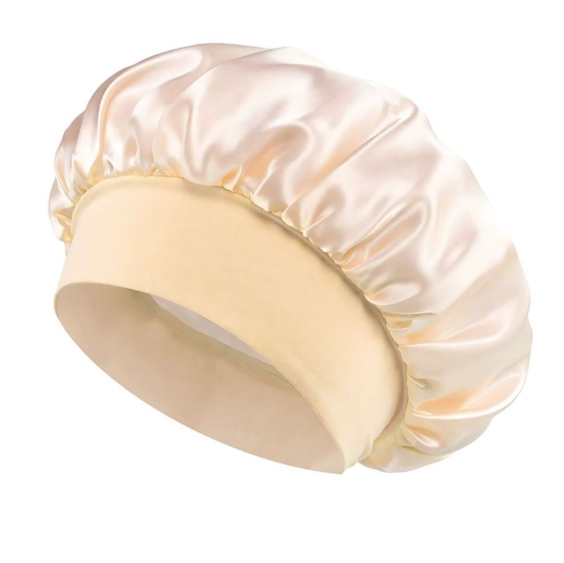 SOHO Safiya Satynowy Bonnet Czepek Opaski do włosów 1 ct Nude