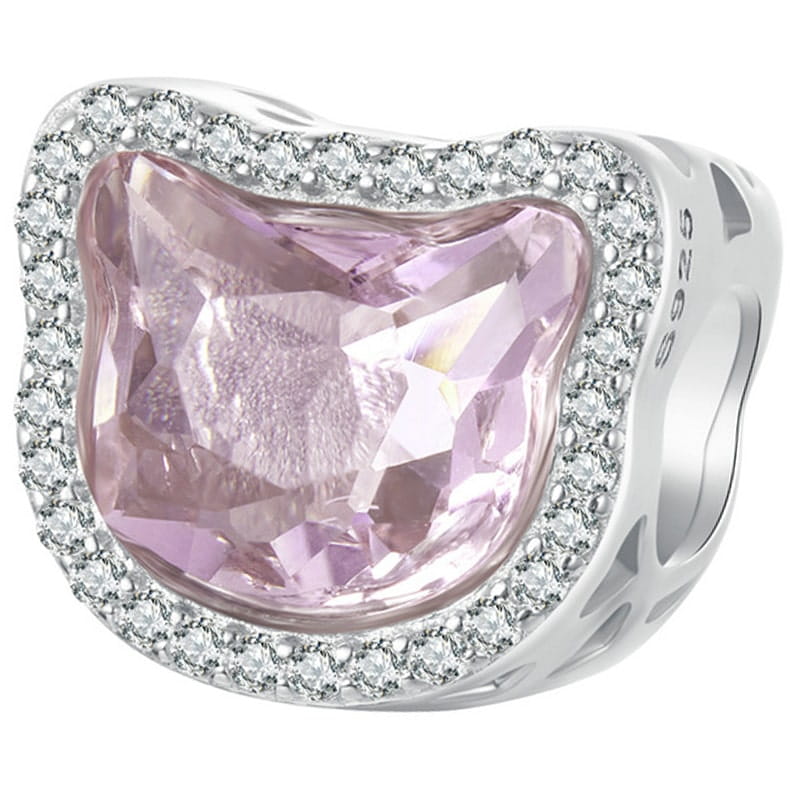 Charms do Pandora - CHARMS KOT KRYSZTAŁ