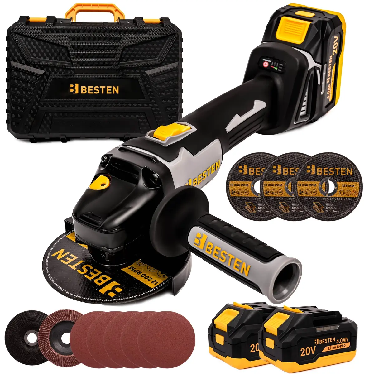 BESTEN BE-2851 Szlifierka kątowa Soft-Start