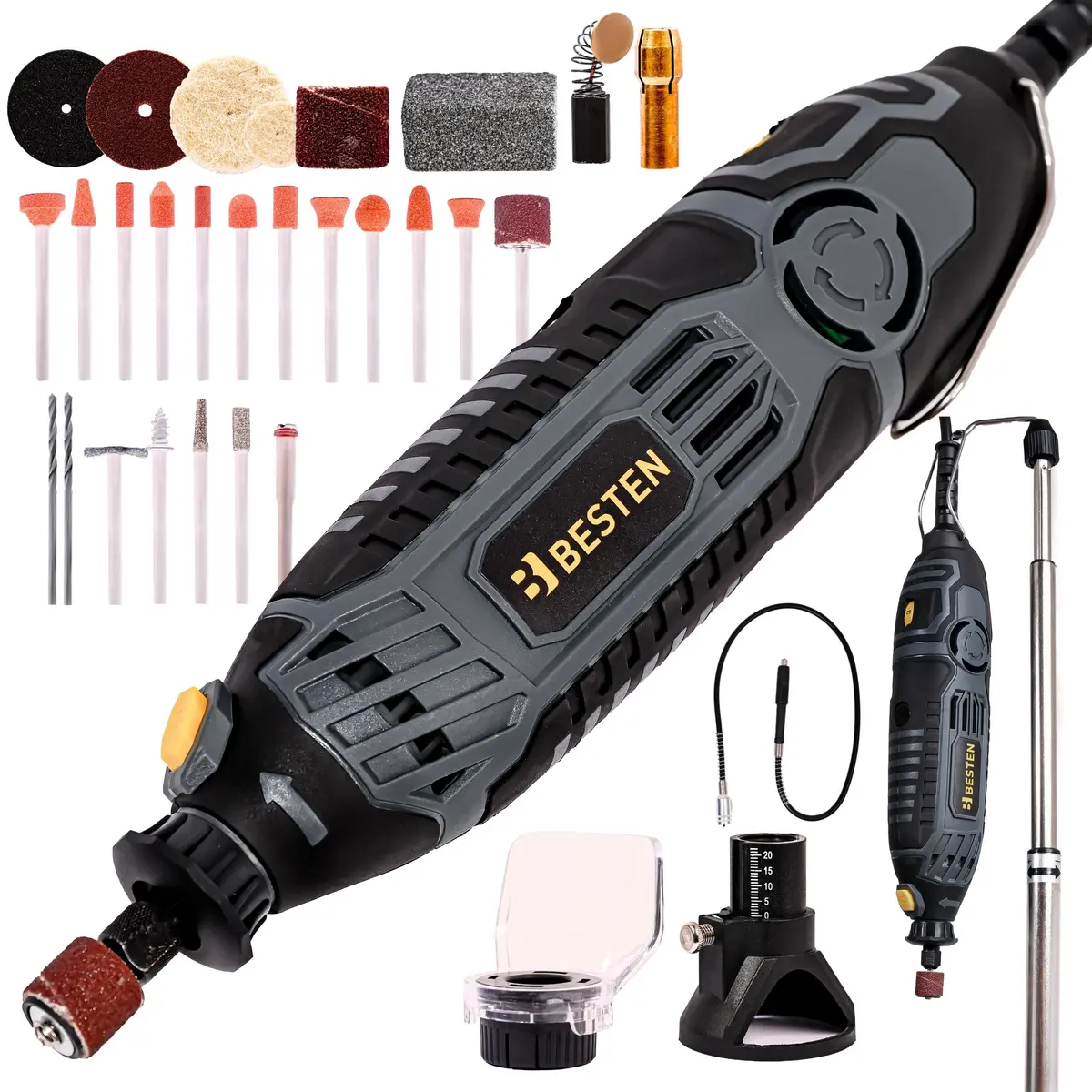 BESTEN BE-2889 200W, 35 000 obr/min, 200 akcesoriów XXL