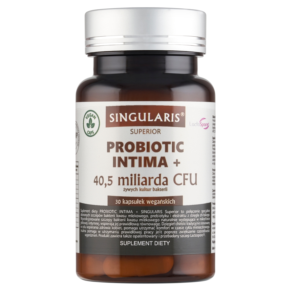 Singularis Superior Probiotic Intima+, 30 kapsułek