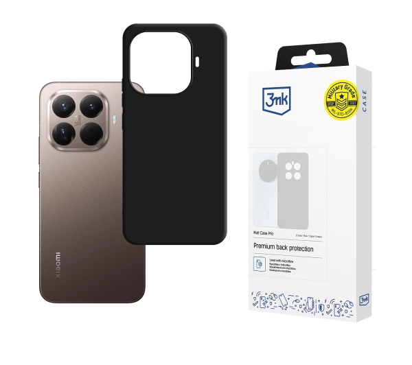 3mk Matt Case Pro do Xiaomi 15T Pro 5G Czarny