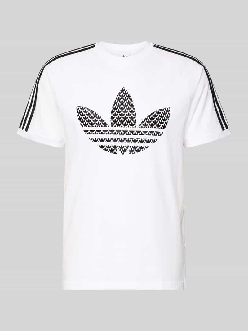 T-shirt z wyhaftowanym logo