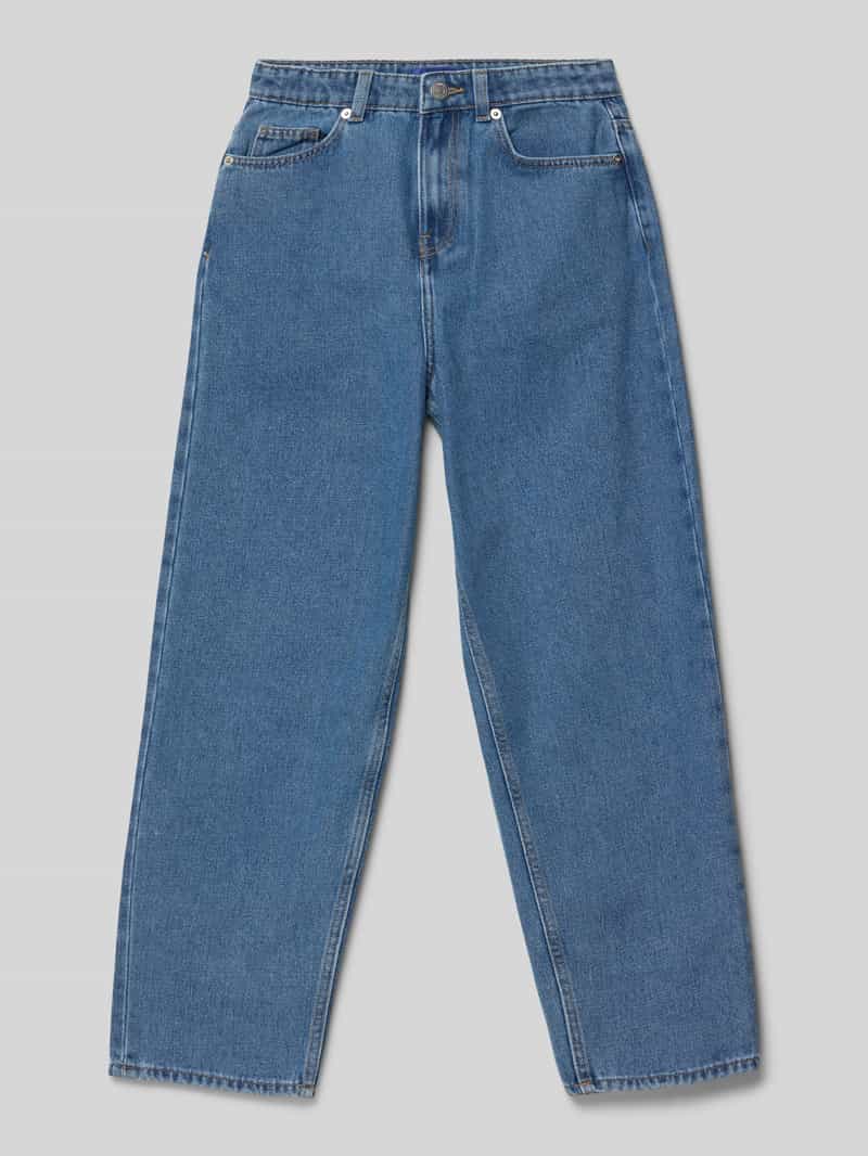 Jeansy o luźnym kroju z mieszanki bawełny model ‘FADE’