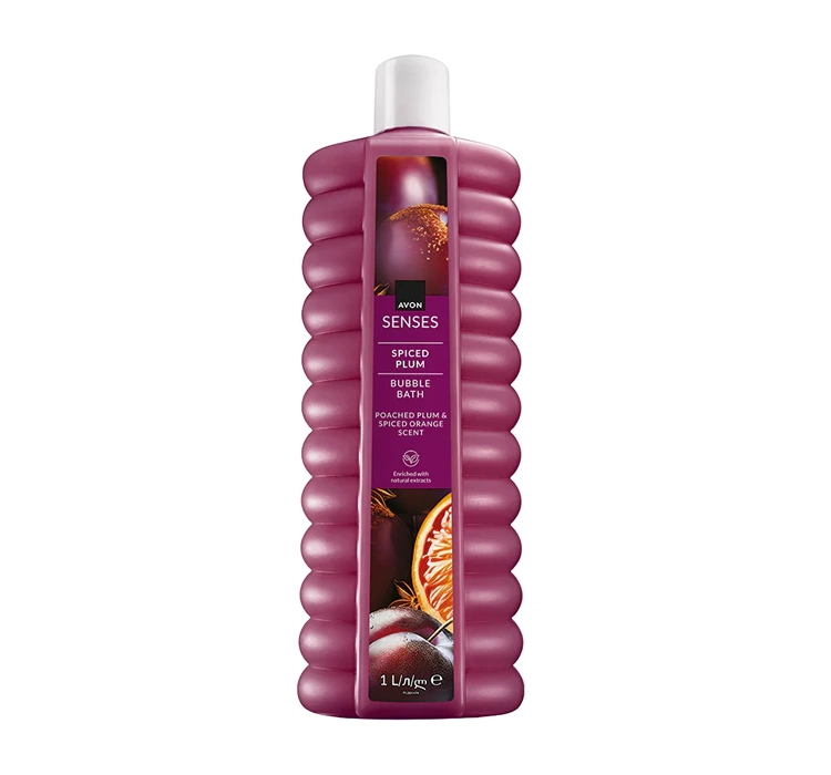 Avon Senses płyn do kąpieli Spiced Plum 1000 ml