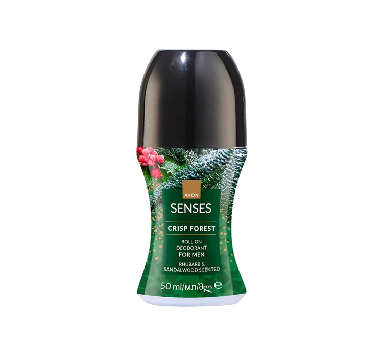 Avon Senses Crisp Forest dezodorant roll-on dla mężczyzn 50 ml