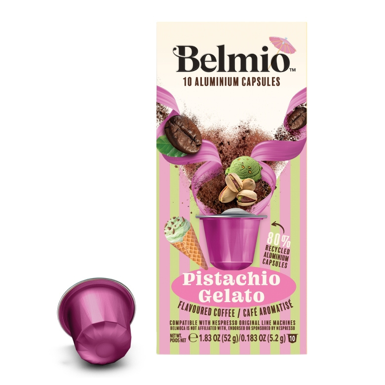 Kapsułki do Nespresso Belmio Pistachio Gelato 10 sztuk