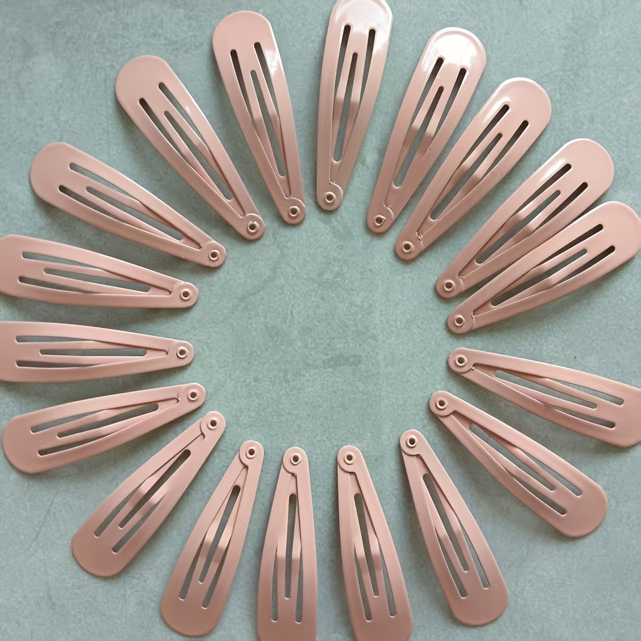 TEMU 18 szt. Jasnoróżowe Klipsy BB, minimalistyczne akcesoria do włosów z kroplowym wzorem do zabezpieczania grzywki i pękania, narzędzia do