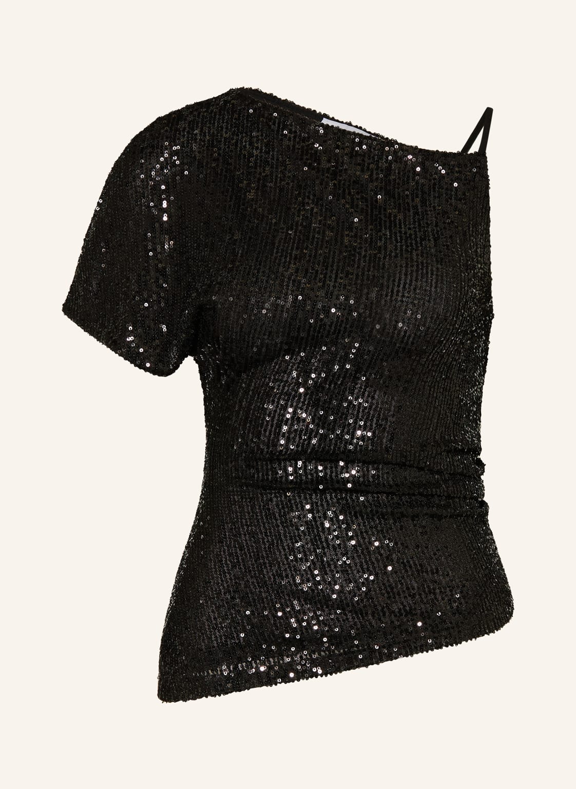 Esthé Top Z Cekinami schwarz