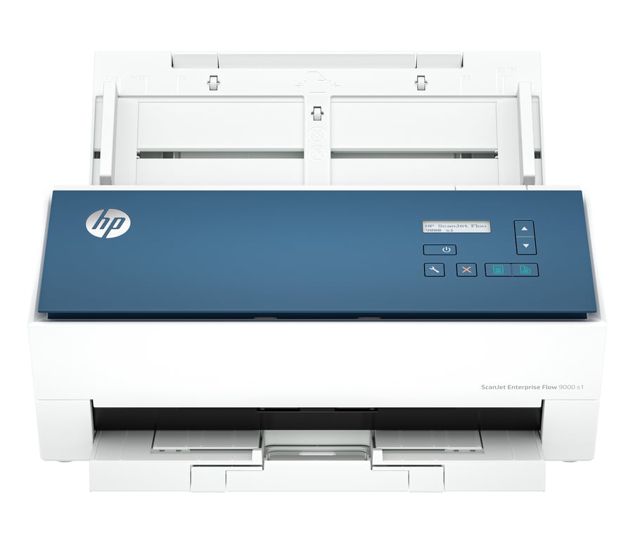 HP ScanJet Enterprise Flow 9000 s1 ADF + skaner arkuszowy 600 x 600 DPI A3 Niebieski, Biały