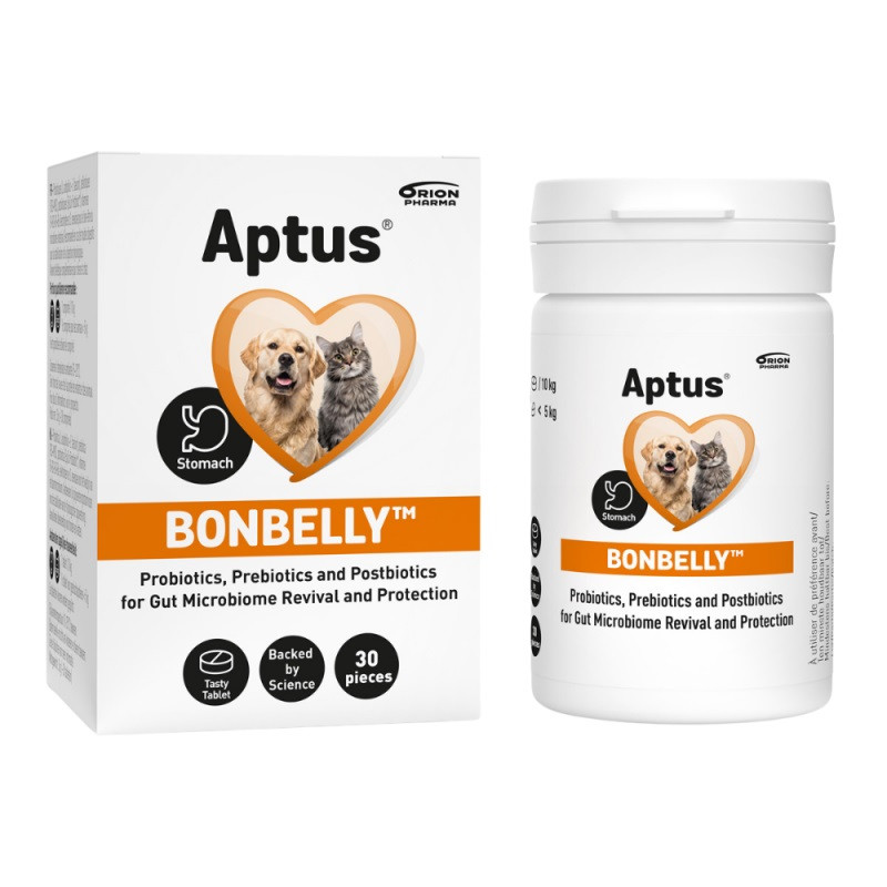 APTUS Bonbelly Zaburzenia trawienia - suplementy dla psa i kota - 30szt.