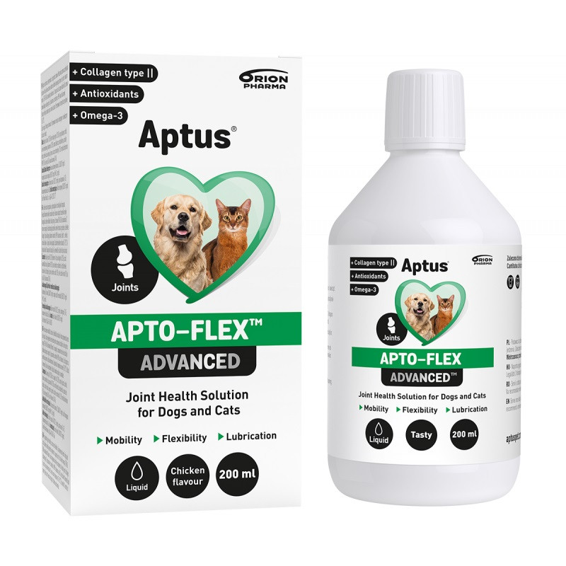 APTUS Apto-flex Advanced Kolagen - suplementy dla psa i kota - 200ml