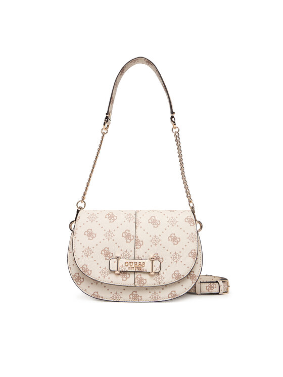 Guess Torebka Carrie Logo HWGP98 98200 Écru