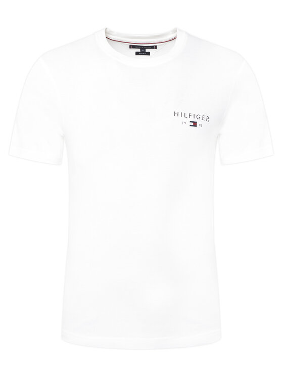 Tommy Hilfiger T-Shirt Brand Love MW0MW41456 Biały Regular Fit