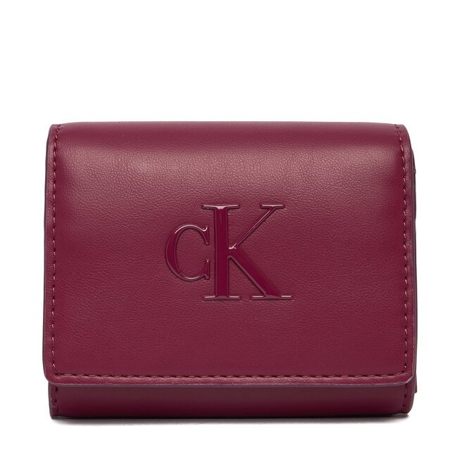 Portfel Calvin Klein Bold Ck Medium Bifold LV04F1047G Różowy
