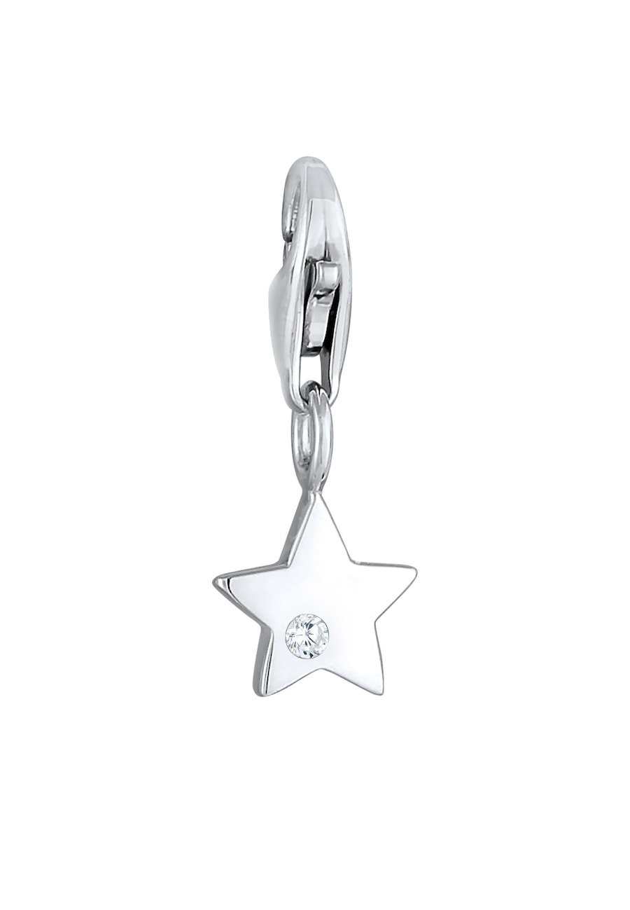 Nenalina Damski wisiorek gwiazda Astro Trend Blogger z cyrkoniami w srebrze próby 925 Sterling Silver Wisiorki 1 ct