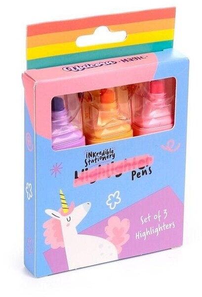 Puckator Zakreślacz Unicorn 3 szt