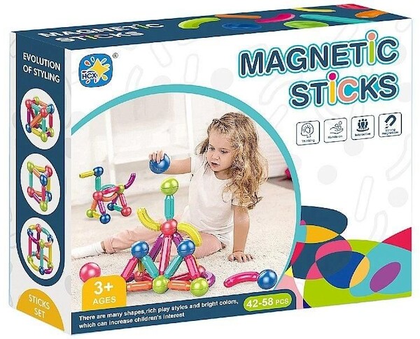 Klocki magnetyczne 58el