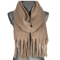 Szalik damski zimowy szal gruby ciepły dred z frędzlami na prezent MYSI