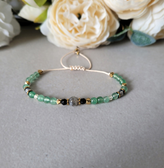 STRZELEC - z Turmalinem Zodiakalna bransoletka