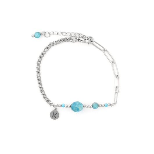 Bestseller! Bransoletka zodiakalna - Wodnik Srebrna stal szlachetna