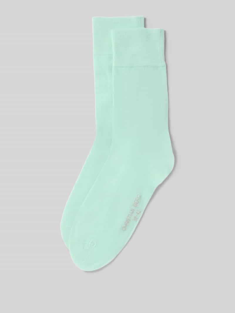 Skarpety z prążkowanymi wykończeniami w zestawie 2 szt.