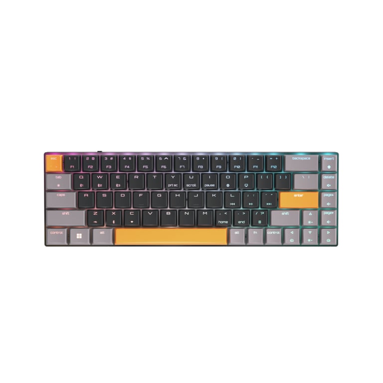 CHERRY MX-LP 2.1 Compact Wireless klawiatura Gaming RF Wireless + Bluetooth QWERTY US English Czarny G80-3860LVAUS-2