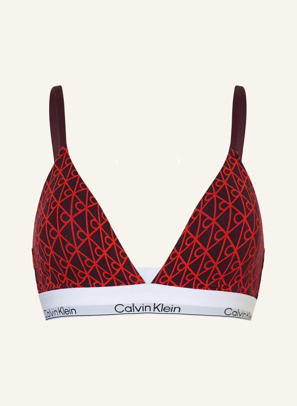 Calvin Klein Biustonosz Trójkątny Icon Cotton Modal rot