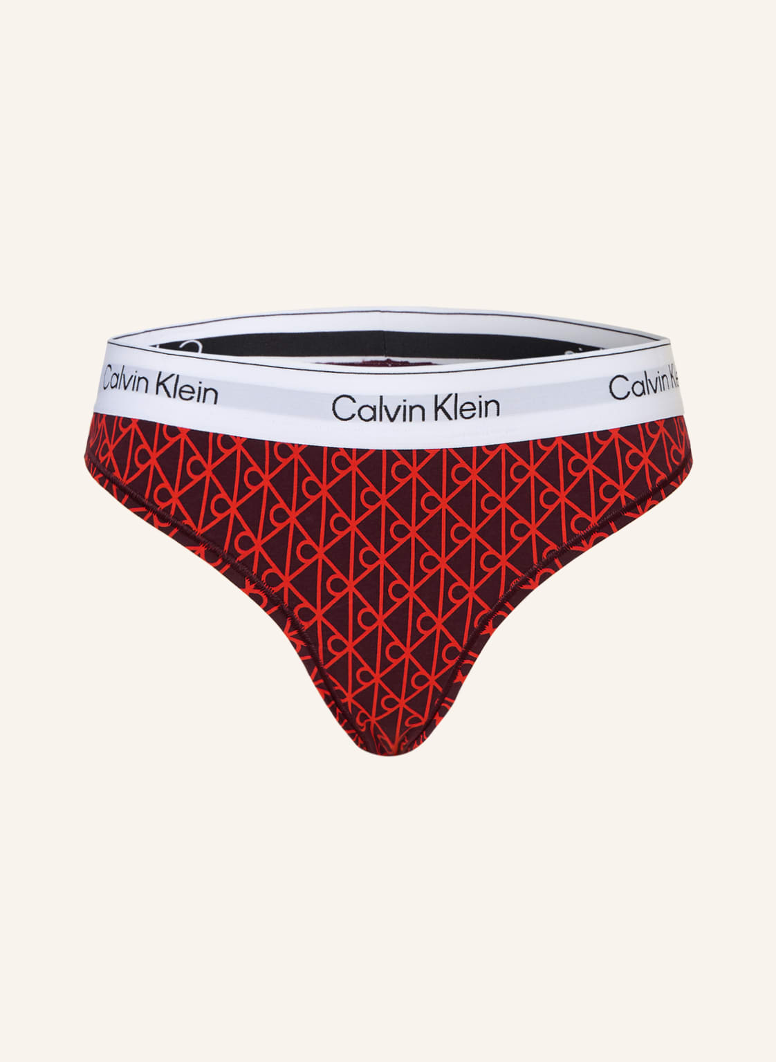 Calvin Klein Stringi Icon Cotton Modal rot
