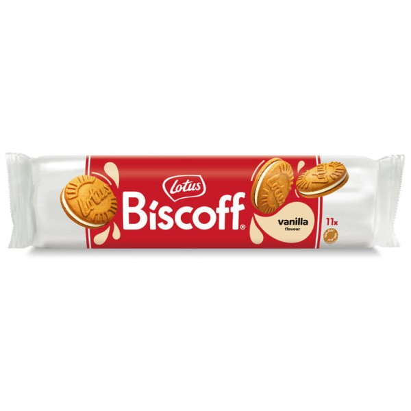 Ciastka Lotus Biscoff z Kremem Waniliowym 110g