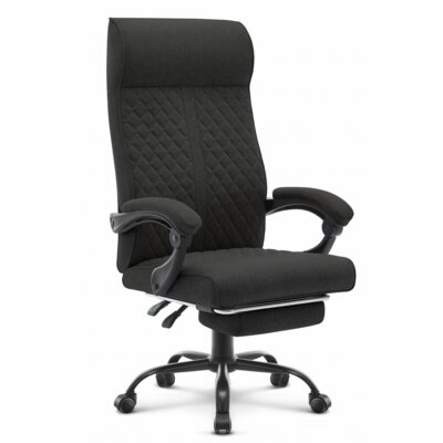 HELL'S CHAIR Fotel biurowy HC-1030 Czarny