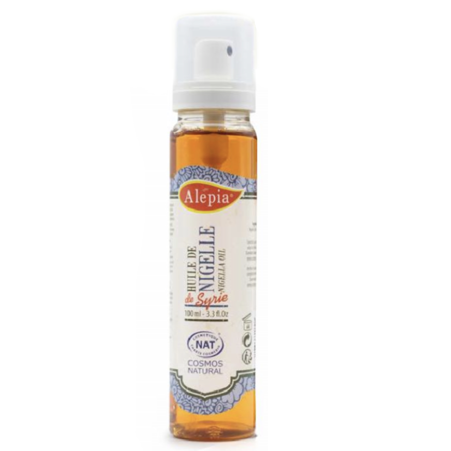 Olej Nigella (czarnuszka) Syria mocny w sprayu 100ml Alepia