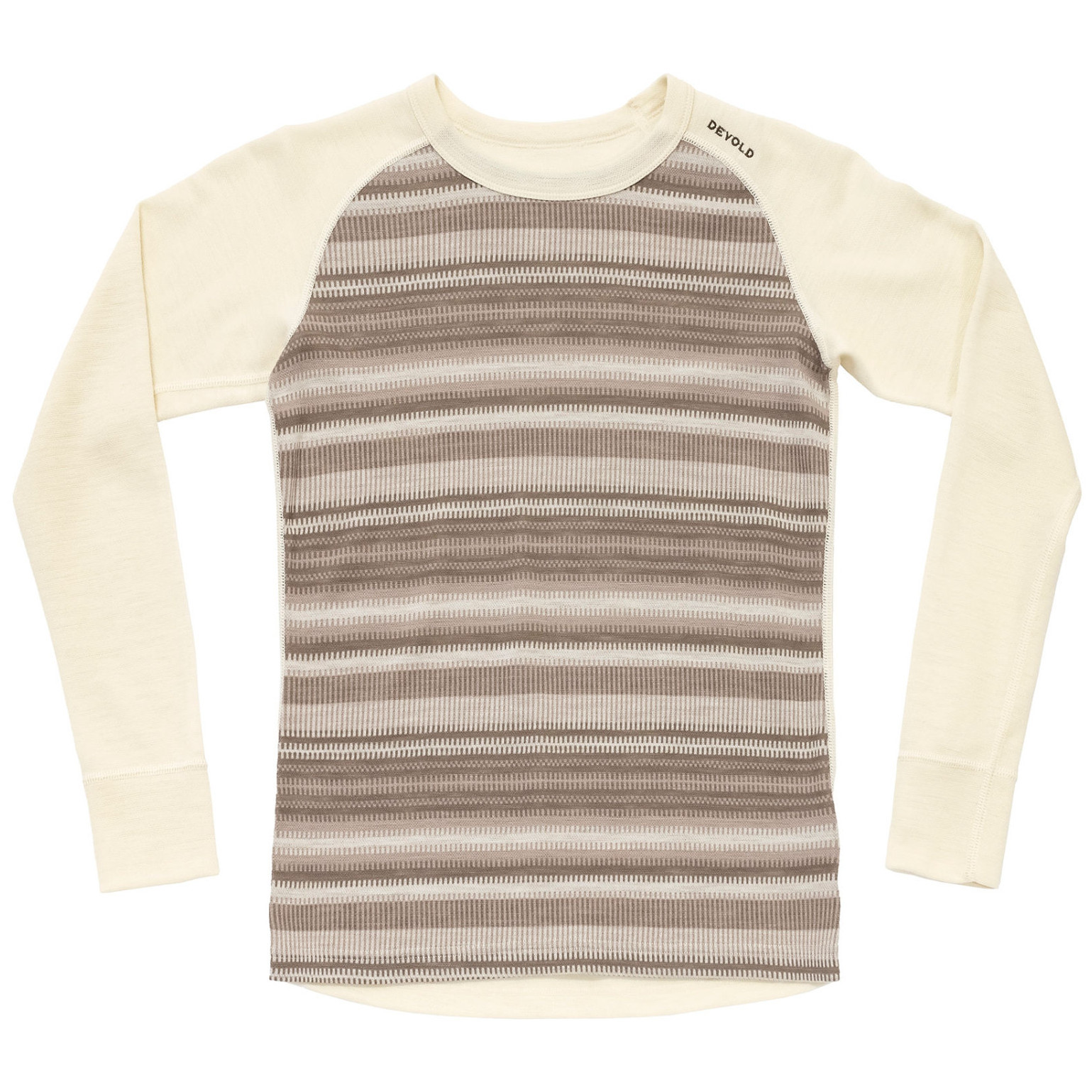 Damska koszulka Devold Signature Merino 230 Shirt Wmn Rozmiar: XS / Kolor: beżowy