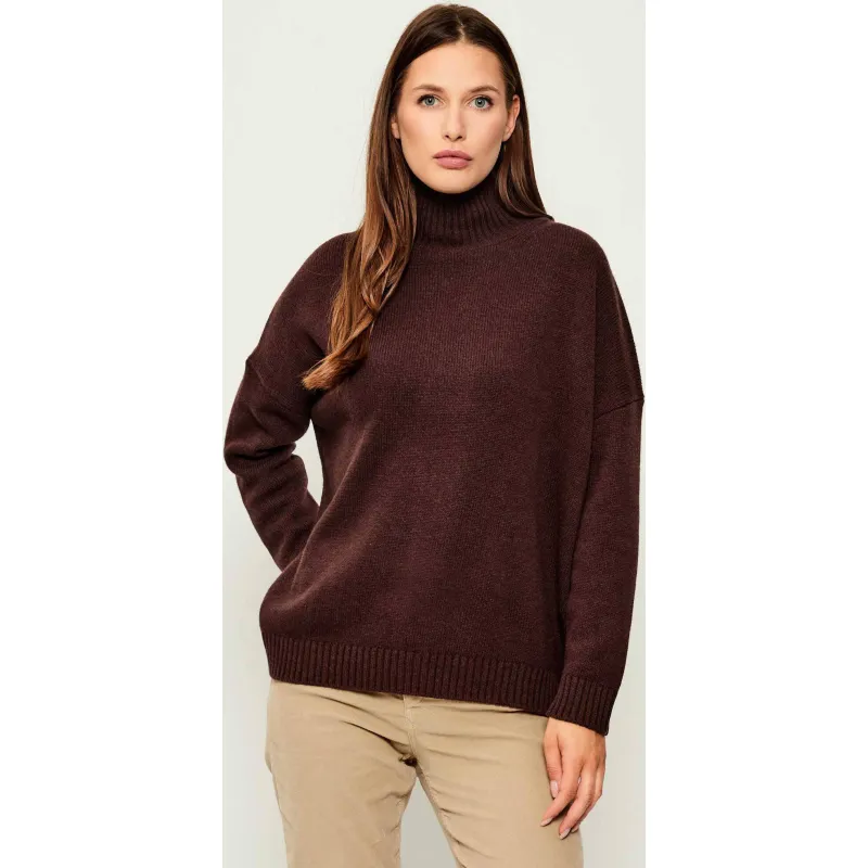 Weekend MaxMara Wełniany golf BORGIA Loose fit