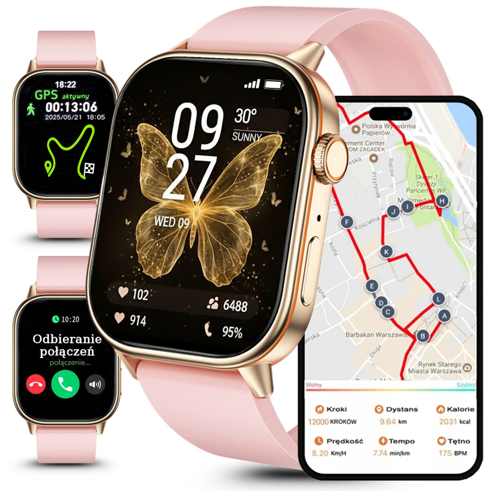 Rubicon F42 GPS PROF Różowy