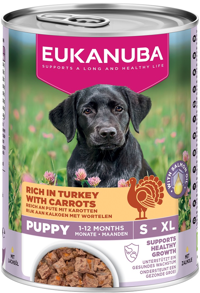 EUKANUBA Life Care Puppy Rich in Turkey 400 g pasztet dla szczeniąt bogaty w indyka i marchewkę