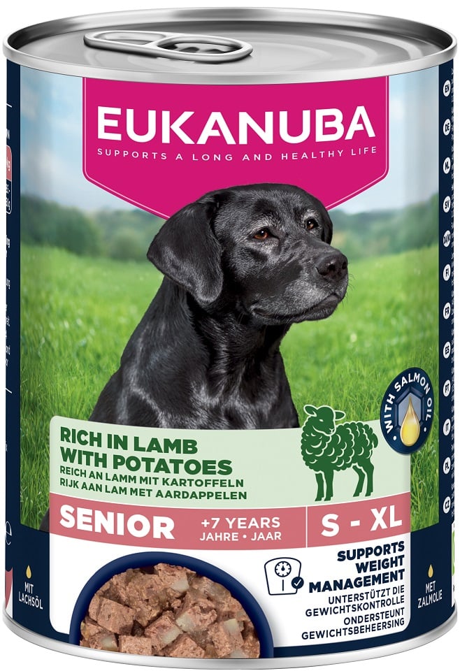 EUKANUBA Life Care Senior Rich in Lamb 400 g pasztet dla psów starszych bogaty w jagnięcinę i ziemniaki